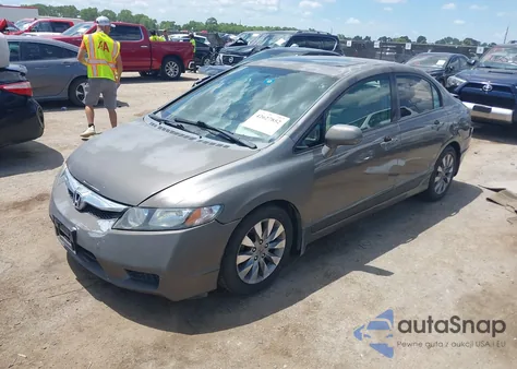 2009 Honda Civic Ex-L z USA, uszkodzony, nr VIN 2HGFA169X9H529081